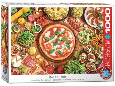 Immagine prodotto di Eurographics Puzzle Italienische Spezialitäten, 1000 Teile, 68 x 48 cm, 6000-5615