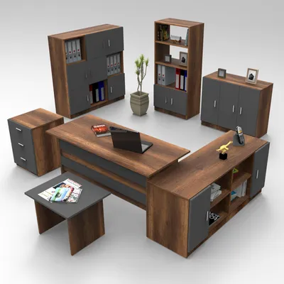 Produktbild von Skye Decor, Vo19-Ba, Büromöbel-Set, Barock, 140 x 73,8 x 60 cm