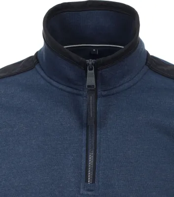 Produktbild von Casa Moda Pullover mit Reißverschluss blau