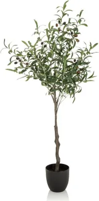 Obrázek produktu pro hjh OFFICE Umělá rostlina OLIVE Umělá rostlina Olive Výška 120,0 cm Dekorace