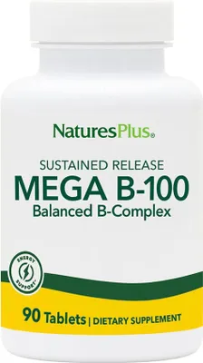 Produktbild von Natures Plus MEGA B-100 Sustained Release - 90 Tabletten