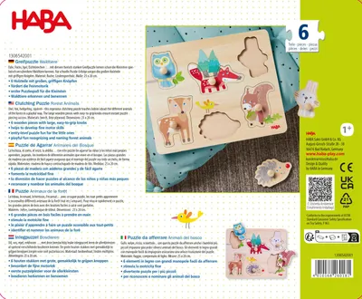 Produktbild von HABA 306542, 6 Stück(e), Tiere, 1 Jahr(e)