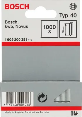 Produktbild von Stift Typ 40, 16 mm, 1000er-Pack