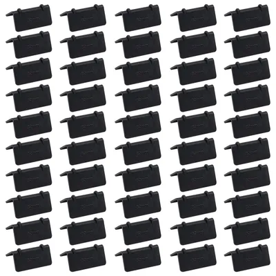Kantenschutz 50 Stück, 32 mm, Kunststoff, 55x30x30 mm, schwarz