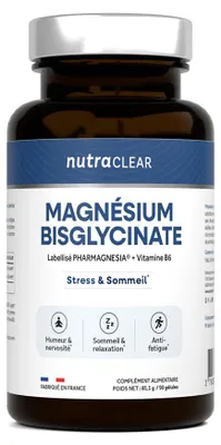 Image de Magnésium bisglycinate Pharmagnesia® (90 gélules)