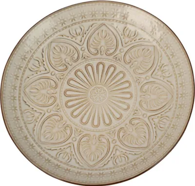 Zdjęcie produktu dla Ceramiczny talerz ze żłobionym wzorem, Ø 26,5 cm