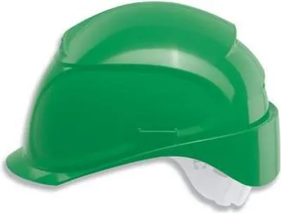 Produktbild von Schutzhelm uvex airwing B-S 9762421 grün mit Lüftungen
