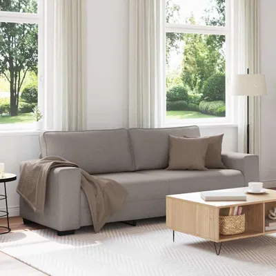 Produktbild von Möbel 3-Sitzer-Sofa Taupe 220x77x82 cm Stoff - Klassische Sofas CC4199