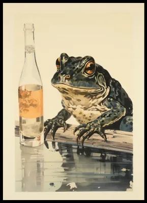 Produktbild von Plakat 50x70cm Reflexion des Rohrweihen