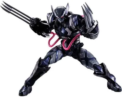Produktbild von Bandai Tamashii Nations Tech-On Avengers S.H. Figuarts Actionfigur Venom Symbiote Wolverine 16 cm