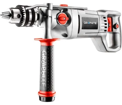 Immagine prodotto di GRAPHITE Trapano a percussione 1050W, mandrino da 16 mm, velocità I: 0-900 rpm, II: 0-2500 rpm