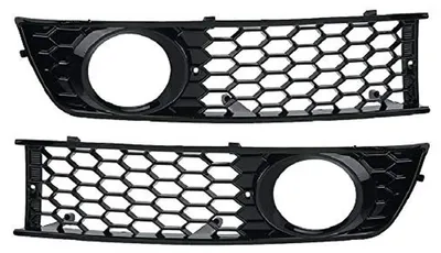 Productafbeelding van Voorbumper Roosters - Mistlamp Inzetstukken - Auto Uiterlijk Verbeteren - Authentiek Race-uiterlijk - 421 cm - Zwart