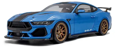 Immagine prodotto di Modellino auto Solido scala 1:18 Ford Shelby Mustang Super Snake Race grabber blu met. 2025 S1813802