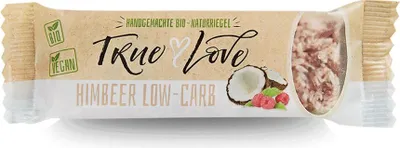 Produktbild von True Love  Himbeer Low Carb Müsliriegel 29g