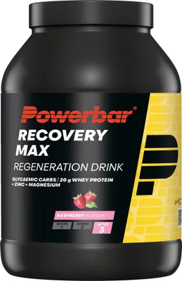 Immagine prodotto di POWERBAR Recovery Max Himbeere 1144 g di bevanda al siero di latte rigenerata Pulver