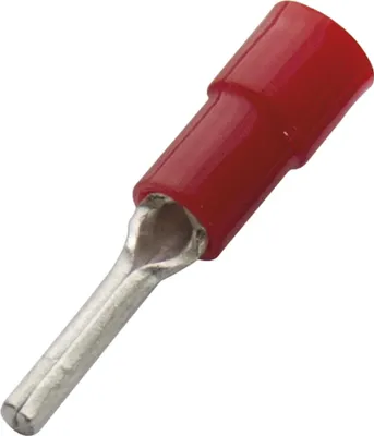 Obrázok produktu pre Haupa Okrúhly kolík s PVC izoláciou 0,5 – 1,0 mm² 12 mm, balenie po 100 ks.