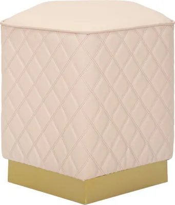 Image de Mauro Ferretti Sharon tabouret 35x35x38 cm rose doré