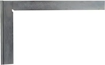 Zdjęcie produktu dla Kątownik ślusarski 300 x 180 mm z polerowanej stali, z ogranicznikiem