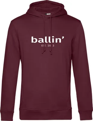 Produktbild von Ballin Est. 2013 Basic Hoodie  Rot - Große 3XL