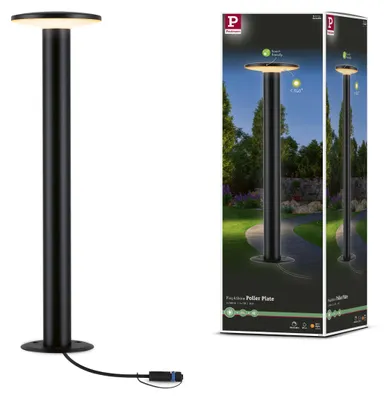 Produktbild von Paulmann Plug & Shine LED Pollerleuchte Plate Einzelleuchte insektenfreundlich
