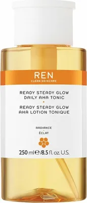 Zdjęcie produktu dla REN Ready Steady Glow Daily AHA Tonic Odnawiający tonik do twarzy, 250ml