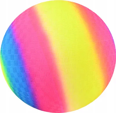 Produktbild von Regenbogenball Gummiball Kinder 22cm Spielball Bunt Strand Garten Outdoor Spielzeug