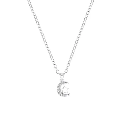 Produktbild von Prinzessin Lillifee 2035335 Halskette mit Mond und Stern als Anhänger