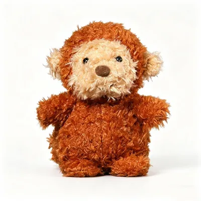 Produktbild von Affe Kuscheltier 30 cm – Weiches Plüsch Äffchen Stofftier Orange Rot