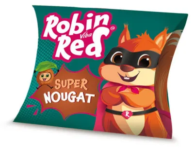 Produktbild von Viba Robin Red Schicht-Nougat Geschenkschachtel, 50g