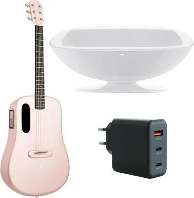 Immagine prodotto di Lava Music Guitar ME 4 36 pollici rosa con stazione di ricarica