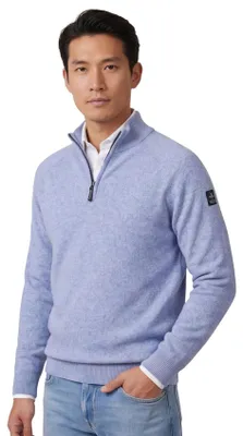 Produktbild von blauer Pullover New Zealand, normale Passform
