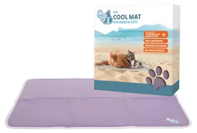Image de Tapis rafraîchissant Coolpets Gel Cooling Mat Violet XL