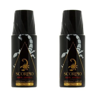 Produktbild von Scorpio Noir Absolu Deodorant pour homme 2*150ml