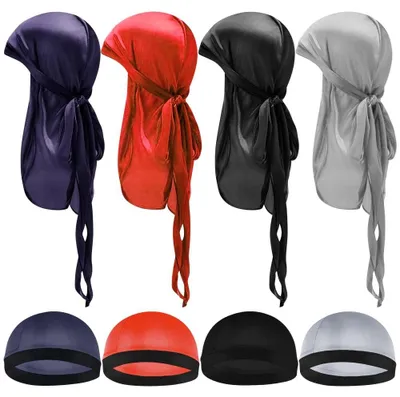 Produktbild von Set aus 8 Baby-Durags mit langem Schwanz