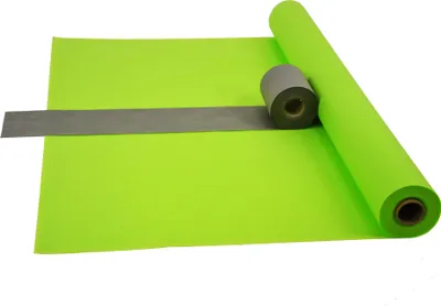 Produktbild von Sensalux Kombi-Set 1 Tischdeckenrolle 1,18m x 25m apfelgrün + Tischläufer 15cm grau