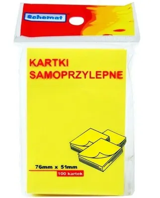 Image de Notes autocollantes 76x51mm 100pcs