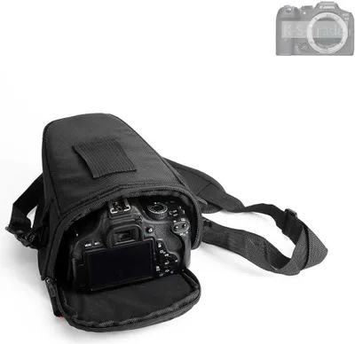 Produktbild von K-S-Trade Kameratasche Fototasche Schultertasche Umhängetasche kompatibel mit Canon EOS R7 Colt  für Systemkameras Schutzhülle bag Zubehörtasche