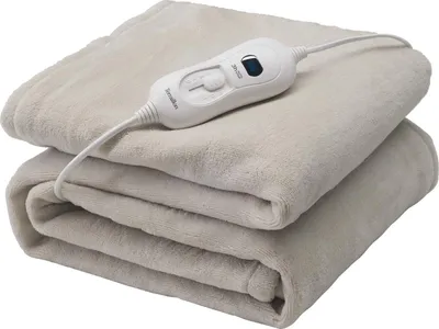 Zdjęcie produktu dla Koc elektryczny 160x120cm jasnoszary