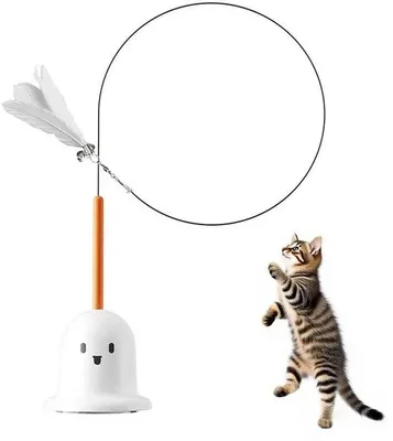 Produktbild von Katenspielzeug - Spielstäbchen für Katzen - mit Saugnäpfen