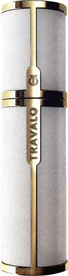 Image de Milano - flacon rechargeable 5 ml (blanc et or)