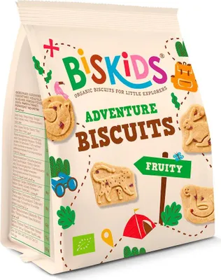 CIASTECZKA WIELOZBOŻOWE JABŁKOWE ZWIERZĘTA BIO 100 g - BISKIDS