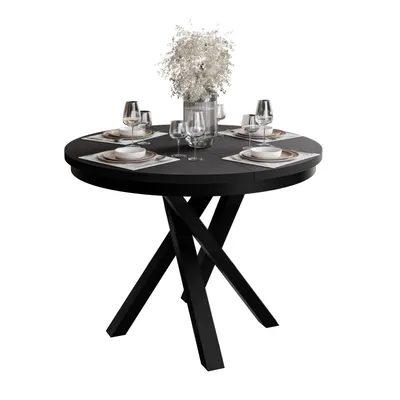 Produktbild von Ausziehbarer Tisch LUMI, schwarz
