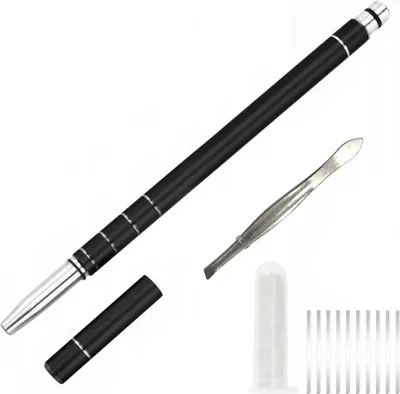 Produktbild von Rasiermesser Bleistift Friseurstift zur Konturierung des Barthaars in der Farbe Schwarz