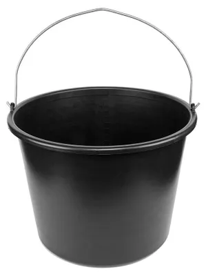Immagine prodotto di Bradas KTW16 Secchio da costruzione Bradas, 16 litri, PVC, nero