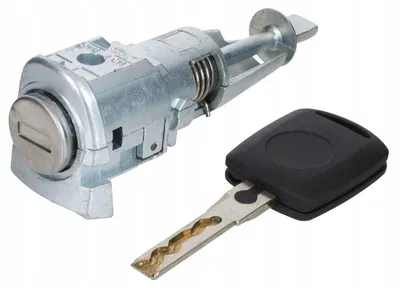 Produktbild von Techstar-Türschlosszylinder, passend für Skoda Octavia 2 (2004–2013), silberfarben, OE-Äquivalent 1Z0837167, linke Tür