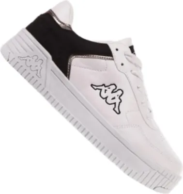 Produktbild von KAPPA Damen-Sneakers Weiß Gr. 39 im eleganten Look mit Glitterdetails