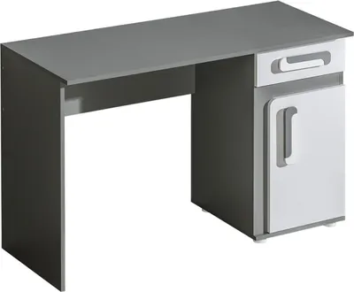 Productafbeelding van MINIO, bureau "Arezzo", 120 cm, antraciet/wit