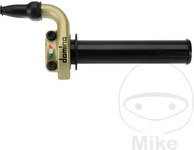 Produktbild von Gasgriff STRASSE gold DOMINO für 4T (Kurzgas)