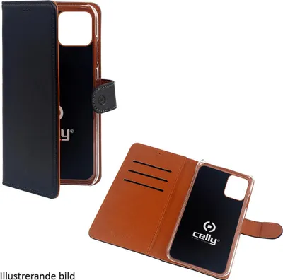 Zdjęcie produktu dla Etui z portfelem Celly do iPhone'a 12 Pro i iPhone'a 12 - czarne