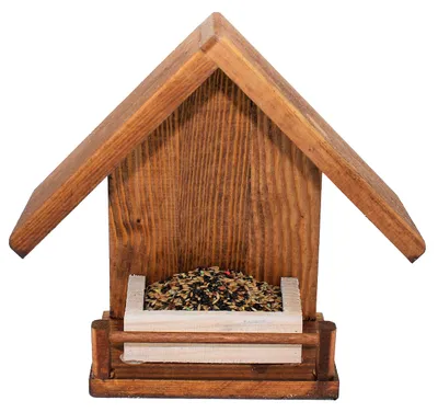 Image de Maison à oiseaux en bois - Durable et résistante aux intempéries